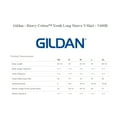 thumbnail image 2 of Gildan Youth  Heavy Cotton T-Shirt Long Sleeve Tee -GR54 Assorted Crew T Shirt Multicolor, 6 Pack M, 2 of 5