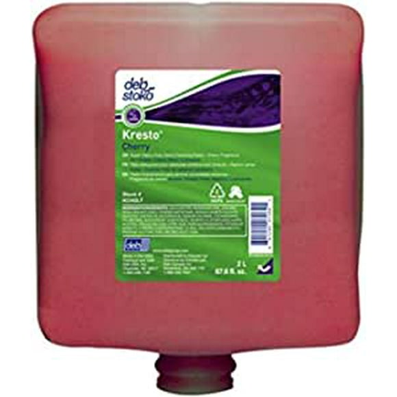 Deb-Stoko Kresto Nettoyant pour les Mains Puissant Parfum Cerise KCH2LT Cartouche de Recharge de 2 Litres ((4 par Caisse)