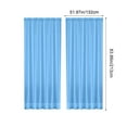 thumbnail image 3 of Polyester Semi-Sheer Curtain, Rod-Pocket Style, Light-Filtering Drapes with Soft-Touch Durability for Living Room & Balcony, 1 Pack, 3 of 6