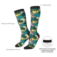 thumbnail image 5 of Picia Women Crew Soft Moisture-wicking Socks Hawaiian Style Pattern Design Cotton Socks, One Size fit All, 5 of 9