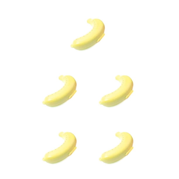 Naiovety Banana Storage Box Anti-extrusion Case Holder Anti-squeezing Outdoor Takeaway Food Fruit Fresh-keeping Travel Trip Protector Type2 NO2 Naiovety CBP006028