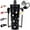 #A 24 OZ Black Daisy Stainless Steel Tumbler, variant on Farcauo 24 OZ Cherry Stainless Steel Water Bottle Insulated Vacuum Tumbler With Lid and Straw Leak Proof Travel Mug Spill Proof Cup for Hot and Cold Drink Christmas Gifts For Women Mother Girlfriend