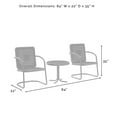 thumbnail image 5 of Bates 3Pc Outdoor Chair Set, 5 of 12