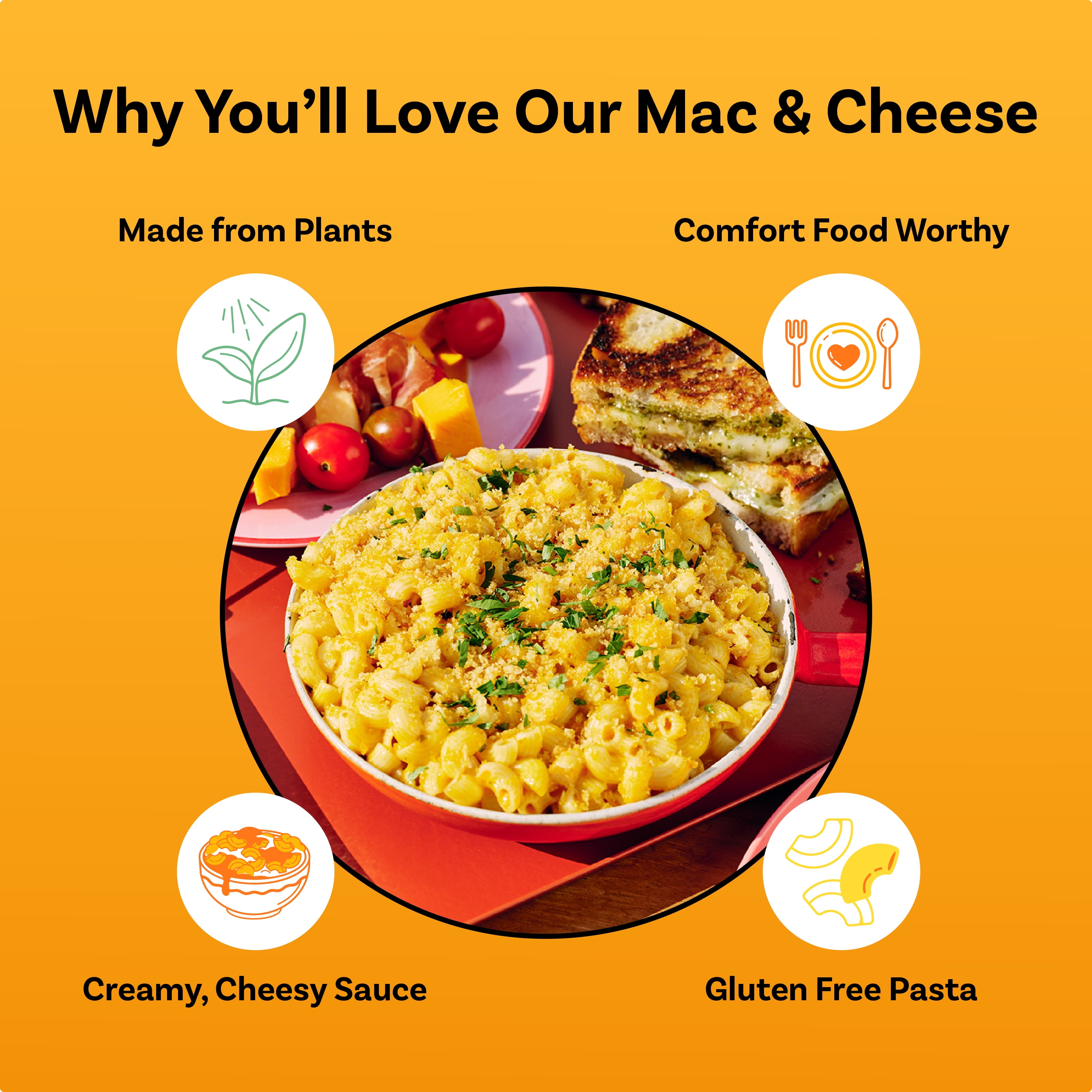 (8 pack) Daiya Dairy Free Gluten Free Deluxe Cheddar Mac & Cheese, Vegan, 10.6 oz (Shelf Stable)
