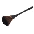 thumbnail image 3 of Brocha de maquillaje, cerdas suaves y ricas, picos de pelo delgados, gran tamaño, esponjoso, fuerte agarre en polvo, brocha negra, 3 of 5