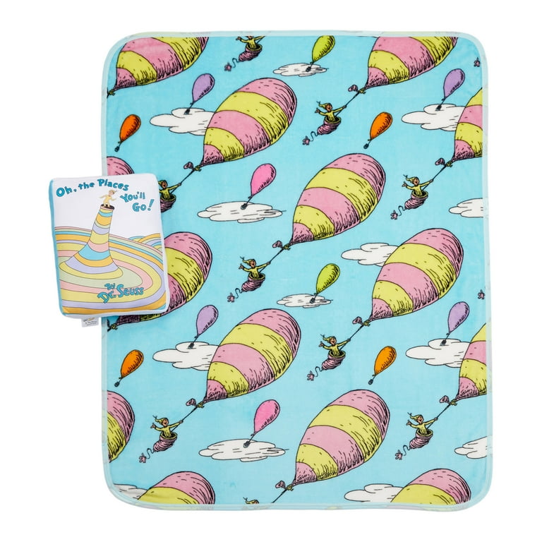 Who Are You クッション セット その他 Oh the Places You'll Go Kids Throw and Pillow Set, 2-Piece