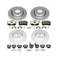 thumbnail image 2 of Power Stop Front and Rear Euro-Stop ECE-R90 Certified Brake Pad and Rotor Kit ESK4192 Fits 2002 Audi S6, 2 of 5