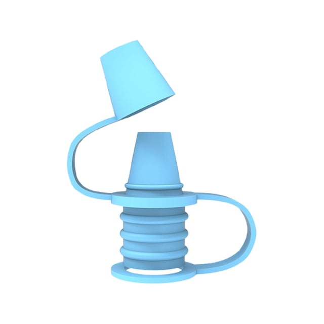 Leakproof Water Bottle Spout Replacement Cap - Silicone Suction Nozzle for Oil & Beverage Containers