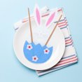 thumbnail image 3 of BRIGHTFUFU 8Pcs Spoons And Forks Holder Nonwoven Fabrics Silverware Wraps For Easter Celebration, 3 of 8