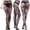 Gray, variant on Women Sexy Tights Fishnet Stockings Tights Thigh-High Black Socks Lace Leggings Pantyhose Black Size One Size