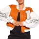 thumbnail image 4 of Txlixc Chaqueta de béisbol femenina, cremallera de manga larga Txlixc moda, 4 of 9