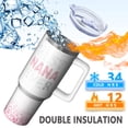 thumbnail image 3 of Perfect Nana Gift for Grandma from Granddaughter! 40oz Insulated Tumbler with Lid, Stainless Steel Travel Cup, Best Birthday Christmas Mothers Day Present, 3 of 5