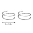 thumbnail image 3 of Nose Jewelry for Women Nose Ring Spiral Double Piercing Nostril for Girls Platform Nose Jewelry Nose Nose Ring Nostril Piercing Jewelry Nose Ring for Piercing Nostril Nose Jewelry||,One Size,Rainbow, 3 of 9