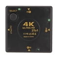 thumbnail image 2 of HD Multimedia Interface Switch, Stable Support 3D 3 Port Video Switch 3.4Gbps Bandwidth 3 In 1 Out  For Projector, 2 of 8