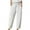 White, variant on Fashion Clearance!Tejiojio Women Clothes Wholesale Women Petite Pants Wear Pants Solid Color Cotton And Linen Trousers