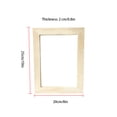 thumbnail image 4 of Marco de madera para pared, sala de estar, dormitorio, pasillo, escena, foto, fotografía familiar, marco de almacenamiento de 10 pulgadas Methold HA001377-03, 4 of 6