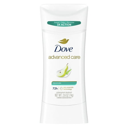 Dove Advanced Care Antiperspirant Deodorant Stick for Women Rejuvenate, 2.6 oz