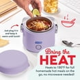 thumbnail image 2 of Calentador de alimentos portátil DASH Hot2Go lavanda 600 ml, 2 of 6