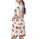 thumbnail image 2 of Balery Birthday Cake Vestidos sueltos de manga corta para mujer, vestidos de verano 2025, vestidos casuales de corte A con vuelo., 2 of 6