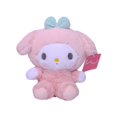 thumbnail image 1 of Muñeco de peluche de dibujos animados Kawali para niñas, muñeco colgante de dibujos animados de vaca, My Melody, bebé, Cinnamorol, Kuromi, decoración del hogarMymelody PINK Fivean Toy model, 1 of 2