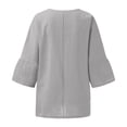 thumbnail image 5 of Taqqpue Women's Summer Tank Tops Pleated Scoop Neck Loose Fit Shirt Casual Sleeveless Split Trendy Lightweight Blouse Tops, 5 of 5