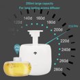 thumbnail image 3 of Difusor De Aceite Esencial, 250ml Difusor De Aromaterapia Control APP BT Smart Connect Mist Difusor Para Hogar Oficina Hotel, Hasta 656 Sq Ft, Instalación De Ventilación De, 3 of 7