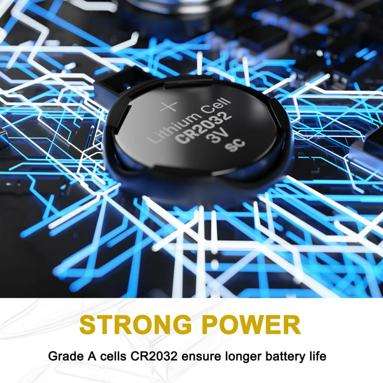  LiCB CR2032 3V Lithium Battery(10-Pack) : Health