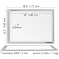 thumbnail image 4 of Artograph Ultra-Thin Lightpad, Featherweight 12" x 17" Dimmable Drawing & Tracing Board, 4 of 7