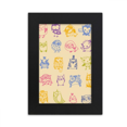 thumbnail image 1 of Cartoon Colorful Birds Protect Animal Pet Lover Desktop Photo Frame Picture Display Art Painting Exhibit, 1 of 3
