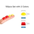 thumbnail image 2 of Bump Dots for Visually Impaired 150 Pcs Combo Pack(Yellow and Red) - Low Vision Aids Braille Stickers Raised Tactile Dots for Elderly, Blind, 2 of 4