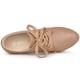 thumbnail image 4 of Botines de tacón alto Allegra K Plataforma y cordones para mujer Desnudo 40, 4 of 6