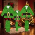 thumbnail image 5 of Family Christmas Pajamas Matching Sets, Family Matching Christmas Pajamas, Cute Printed Long Sleeve Two Piece Set, Relaxed Fit Round Neck Top, Holiday Pajamas Sleepwear, 5 of 7