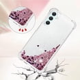 thumbnail image 4 of Case for Samsung Galaxy A25 5G Case Glitter Liquid Cute Clear Phone Case Floating Quicksand Shockproof Protective Bumper Soft TPU Case for Samsung Galaxy A25 5G Love Rose YB, 4 of 7