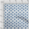 thumbnail image 2 of oneOone Cotton Poplin Medium Blue Fabric Block Sewing Craft Projects Fabric Prints By Yard 42 Inch Wide-RK, 2 of 6