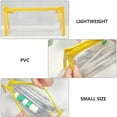 thumbnail image 2 of HEMOTON  2 Pcs Cosmetic Bag Storage Stationery Pouches Clear Toiletry Travel Make up Makeup, 2 of 8