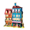 thumbnail image 3 of 1/24 DIY de miniatura de con muebles - Estilo de colmar CUTICAT Miniaturas de casas de muñecas DIY, 3 of 8