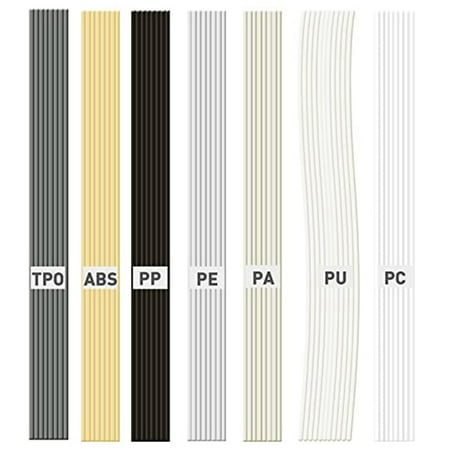 

56PCS Plastic Welding Rods 7 Types ABS PP PU PE PA PC TPO 13 Inch