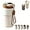 White Brown, variant on Coffee Cup With Temperature Display, Portable Reusable Stainless Steel Coffee Cup, 450ml Large Capacity Hot and Cold Bottle, Leak-Proof Lid, Easy to Clean, for Travel Car Office (White Brown)