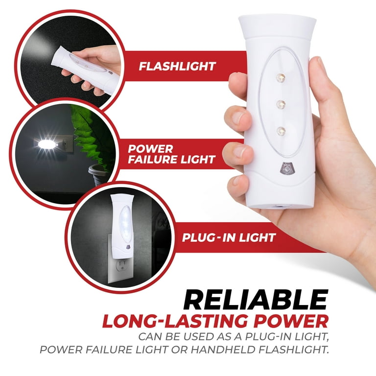 13LEDs Rechargeable Home Emergency Light Automatic Power Failure Outage Lamp  US