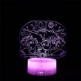 thumbnail image 1 of Lámpara de luz nocturna Jojo Bizarrés Adventures Anime Decor 3D Ill, 1 of 3