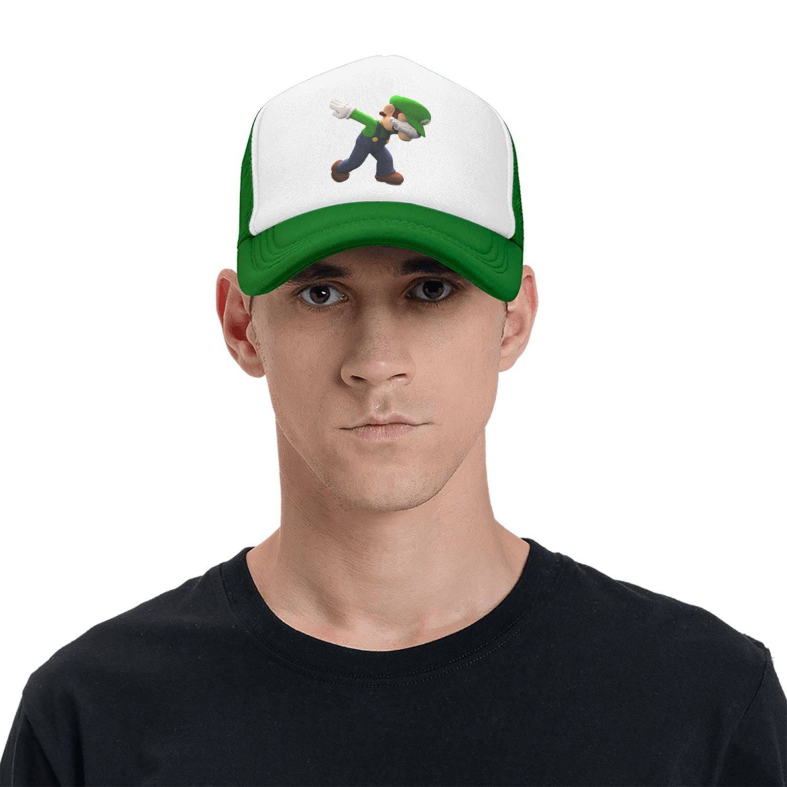 Game Luigi's Mansion Unisex Mesh Baseball Cap Sun Hat Summer Game Luigi's Mansion Unisex Mesh Baseball Cap Sun Hat Summer