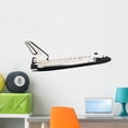 thumbnail image 1 of Space Shuttle Wall Decal by Wallmonkeys Peel and Stick Graphic (36 in W x 13 in H) WM141865, 1 of 4