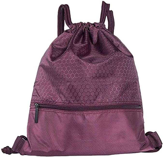 Drawstring Bag Cinch Sack String Backpack Storage Bags for Gym Traveling Pink Drawstring Bag Cinch Sack String Backpack Storage Bags for Gym Traveling Pink