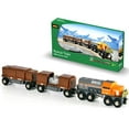 thumbnail image 1 of BRIO - 33567 | Boxcar 5 Pieces Wooden Train, 1 of 1