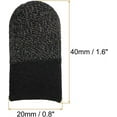 thumbnail image 2 of Mobile Gaming Finger Sleeve Controller Finger Thumb Sleeve Grey/Black, Anti-Sweat Breathable, for Mobile Phone Game, Pack of 20, 2 of 5
