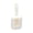White, variant on Silicone Oil Brush with integrated Glass Bottle,Heat Resistant Basting Brush for BBQ and Kitchen Cooking,Controlled Oil Dispensing tool for Grilling,White