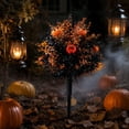 thumbnail image 4 of DefiDgd Halloween Faux Plant Bush Garden Stake with Spooky Eyeball Ornaments,Outdoor Plant Pick for Halloween Lawn Patio Front Porch Party Holiday Home Decoration(B), 4 of 7