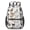 Realistic Cat Breed White Pattern, variant on Realistic Cat Breed White Pattern 17" Waterproof Oxford School Backpacks for Teens, S-Shape Padded Straps, for School, Travel, Hiking, Camping