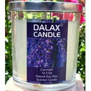 Dalax Candle Lavender - Original Large Jar Scented Candle 12.3 Oz Aromatherapy Candles