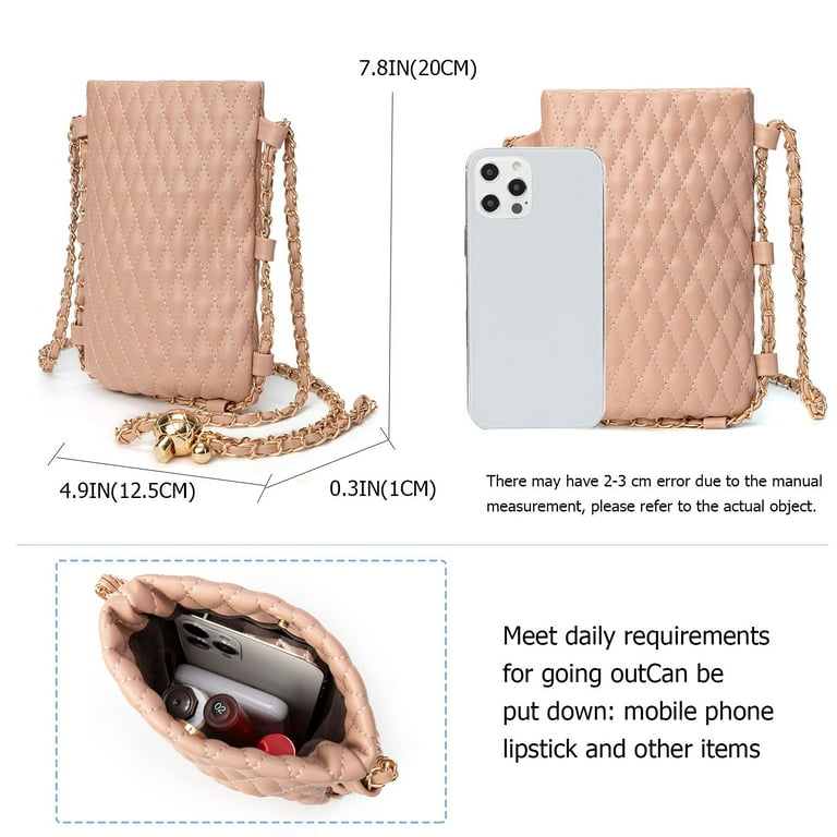 Sweetovo Women Crossbody Cell Phone Bag Small Messenger Shoulder Bag Handbag  Purse with Adjustable Strap Brown: Handbags